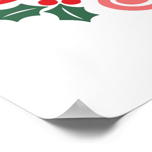 Vol van feestvreugde - Feestelijke typografie Poster (Hoek)