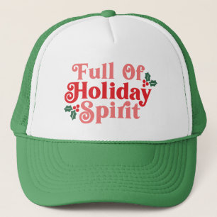 Vol van feestvreugde - Feestelijke typografie Trucker Pet