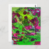 Vol van Mijzelf Marie Gage Abstracte Fine Art Briefkaart (Voorkant / Achterkant)