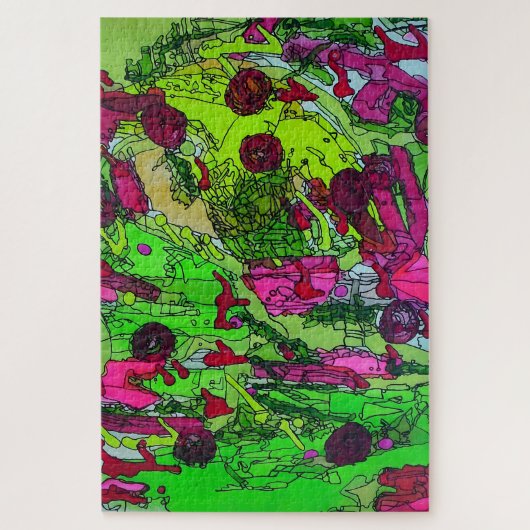 Vol van Mijzelf Marie Gage Abstracte Fine Art Legpuzzel (Verticaal)