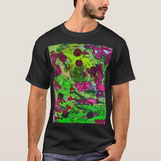 Vol van Mijzelf Marie Gage Abstracte Fine Art T-shirt (Voorkant)