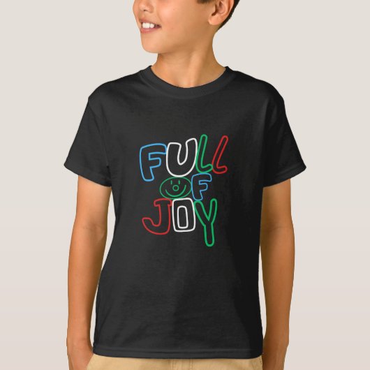 Vol vreugde t-shirt (Voorkant)