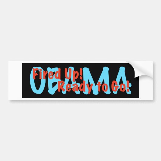 Vol vuur bumpersticker (Voorkant)