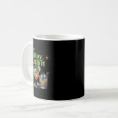 Vol Wein Kerstmis Humor Kerst Koffiemok (Voorkant links)