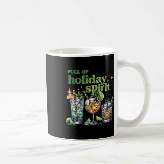 Vol Wein Kerstmis Humor Kerst Koffiemok (Rechts)