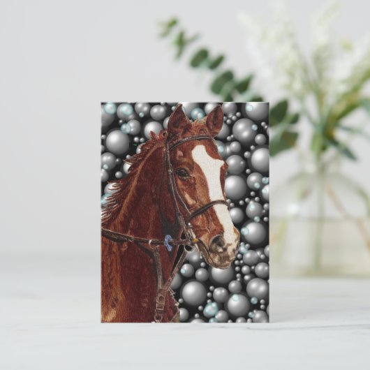 Volbloed & Bubbels Art Briefkaart (Staand voorkant)