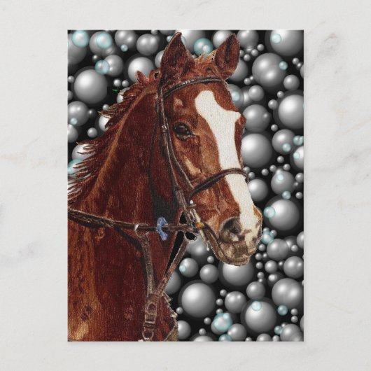 Volbloed & Bubbels Art Briefkaart (Voorkant)