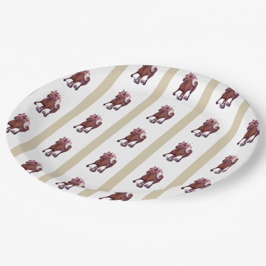 Volbloed Kampioen Seabiscuit Beats War Admiral Papieren Bordje (Gekanteld)