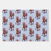 Volbloed Paard Wint de Race Wrapping Paper (Voorkant 2)