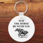 volbloed paardenrennen sleutelhanger (Voorkant)