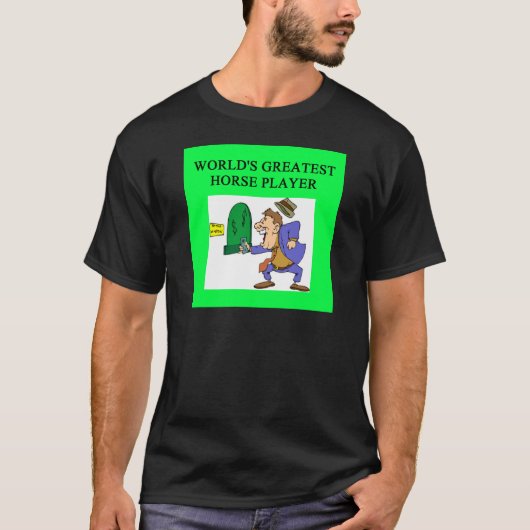 volbloed paardenrennen t-shirt (Voorkant)