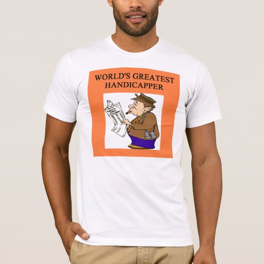 volbloed paardenrennen t-shirt (Voorkant)