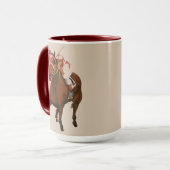 Volbloed Racehorse wint Classic Race Mok (Voorkant links)