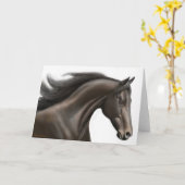 volbloed renpaard-Kaart Kaart (Gele Bloem)