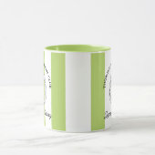 Volbloed Social Club Green Stripes Hoefijzer Mok (Midden)