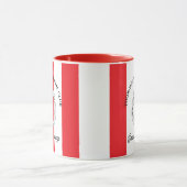 Volbloed Social Club Red Stripes Hoefijzer Mok (Midden)