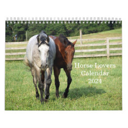 Volbloedpaarden liefhebbers 12 maanden kalender