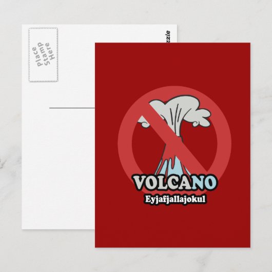 VOLCA-NO BRIEFKAART (Voorkant / Achterkant)