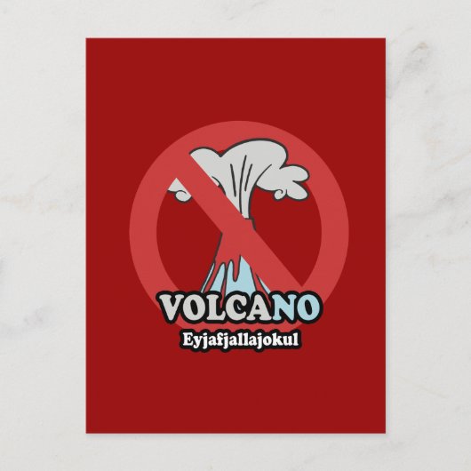 VOLCA-NO BRIEFKAART (Voorkant)