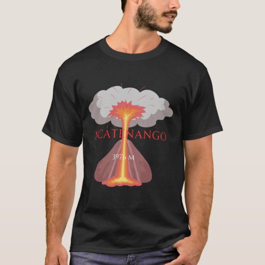 Volcan Acatenango Classic T-shirt (Voorkant)