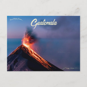 Volcán de Fuego Guatemala Briefkaart