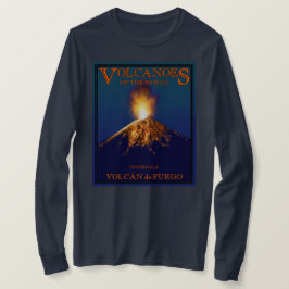 Volcán de Fuego Guatemala Lange Mouwen T-shirt