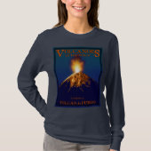 Volcán de Fuego Guatemala met lange mouwen T-shirt (Voorkant)