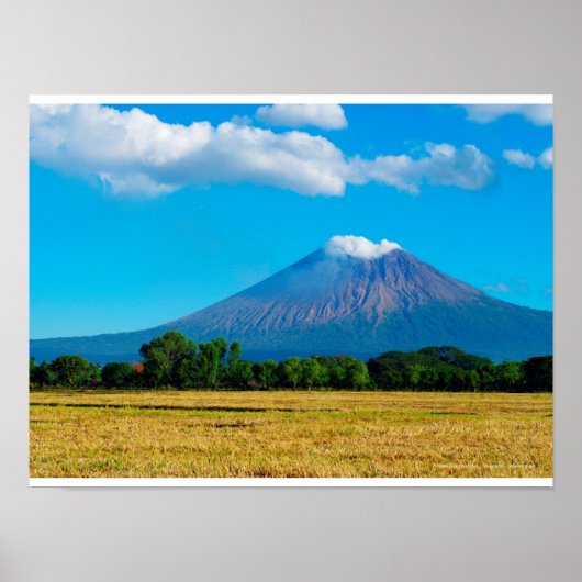 Volcan San Cristobal, Nicaragua Poster (Voorkant)