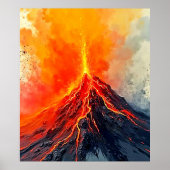 Volcanic Eruption: Raw Power Poster (Voorkant)