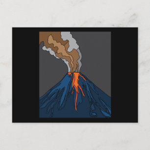 Volcanic Eruption Volcano Eruption Lava Briefkaart