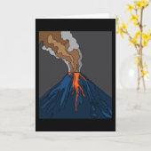 Volcanic Eruption Volcano Eruption Lava Kaart (Gele Bloem)