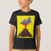 Volcanic Eruption Volcano Eruption Lava T-shirt (Voorkant)