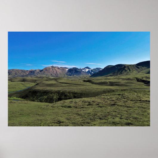 Volcanic Hills Poster (Voorkant)