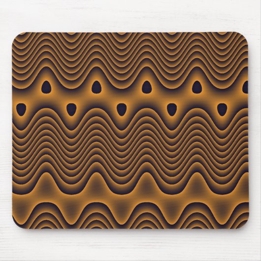 Volcanic Oceans patterned Mousepad Muismat (Voorkant)