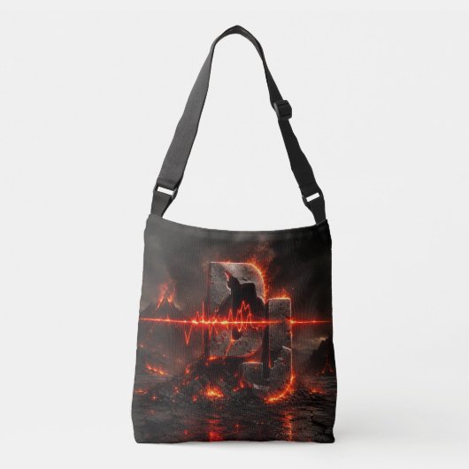 Volcanic Pulse DJ Crossbody Tas (Voorkant)