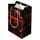 Volcanic Pulse DJ Medium Cadeauzakje (Voorkant Gekanteld)