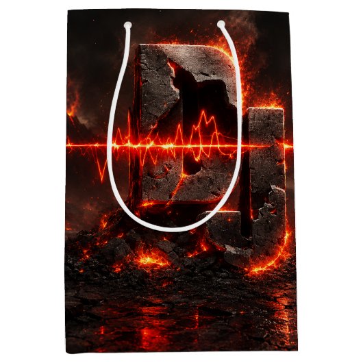 Volcanic Pulse DJ Medium Cadeauzakje (Voorkant)