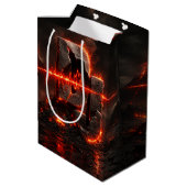 Volcanic Pulse DJ Medium Cadeauzakje (Achterkant Gekanteld)