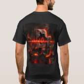 Volcanic Pulse DJ T-shirt (Achterkant)