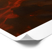 Volcanic White Tiger Premium Wall Art – Fine Art C Poster (Hoek)