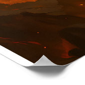 Volcanic White Tiger Premium Wall Art – Fine Art C Poster (Hoek)