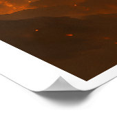 Volcanic White Tiger Premium Wall Art – Fine Art Poster (Hoek)