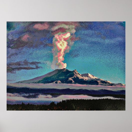 Volcano 11 cmyk poster (Voorkant)