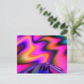 Volcano 2 Fine Fractal Art Briefkaart (Staand voorkant)