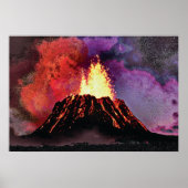 Volcano 9 cmyk poster (Voorkant)