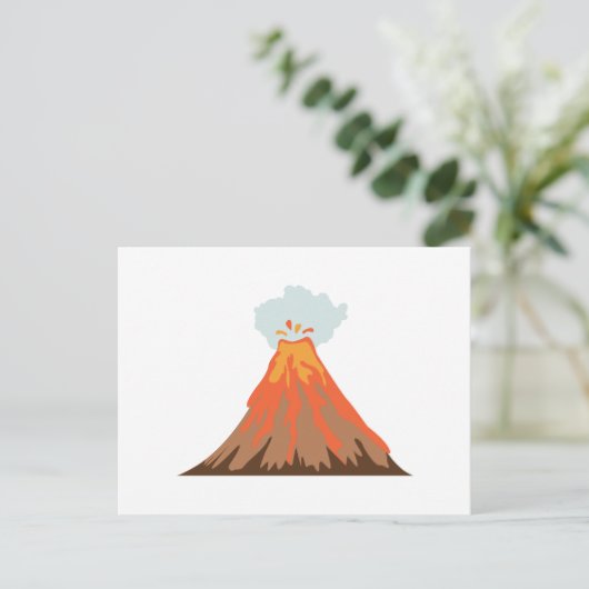 Volcano Briefkaart (Staand voorkant)