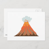 Volcano Briefkaart (Voorkant / Achterkant)