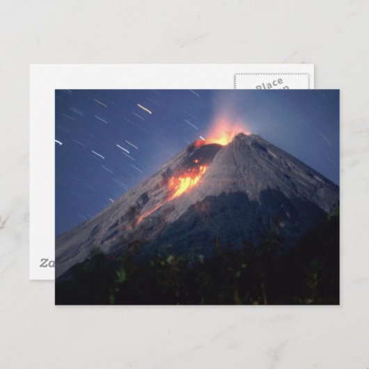 Volcano Briefkaart (Voorkant / Achterkant)