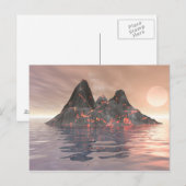 Volcano Briefkaart (Voorkant / Achterkant)