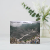 Volcano Crater Indonesië Briefkaart (Staand voorkant)